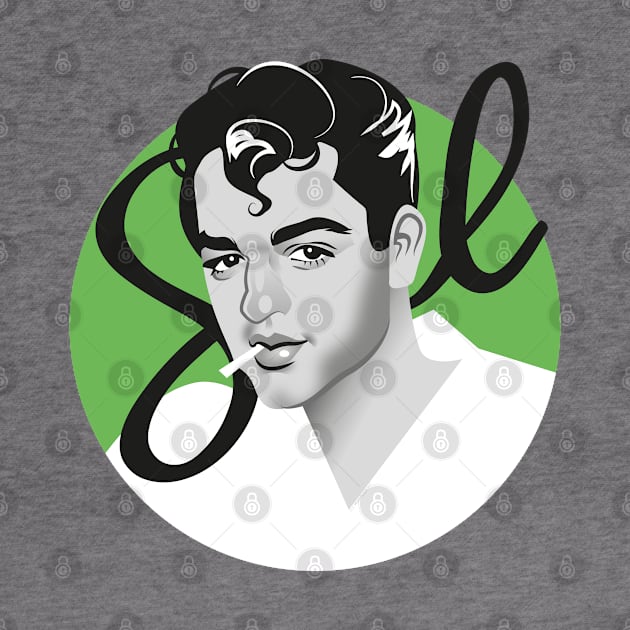 Sal Mineo by AlejandroMogolloArt